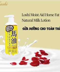 Sữa Dưỡng Da Mỡ Ngựa Loshi Moist Aid Horse Fat Natural Milk Lotion